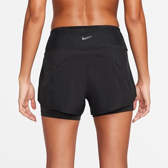 Nike - W Nk Swift DF Mr 3in 2n1 Short, Pantaloni Sportivi Donna 872097717