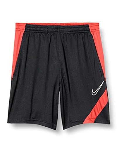 Nike DF Academy PRO, Pantaloni Sportivi Unisex-Bambini, Anthracite/Bright Crimson/Whit, S 572882464