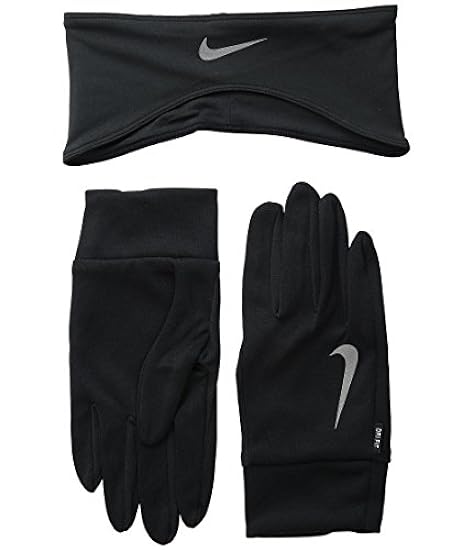 Nike Dri-Fit Men´ s Running Head Band/Glove Set Fascia/Guanti, Uomo, Dri-Fit Men´s Running Headband/Glove Set 278144005